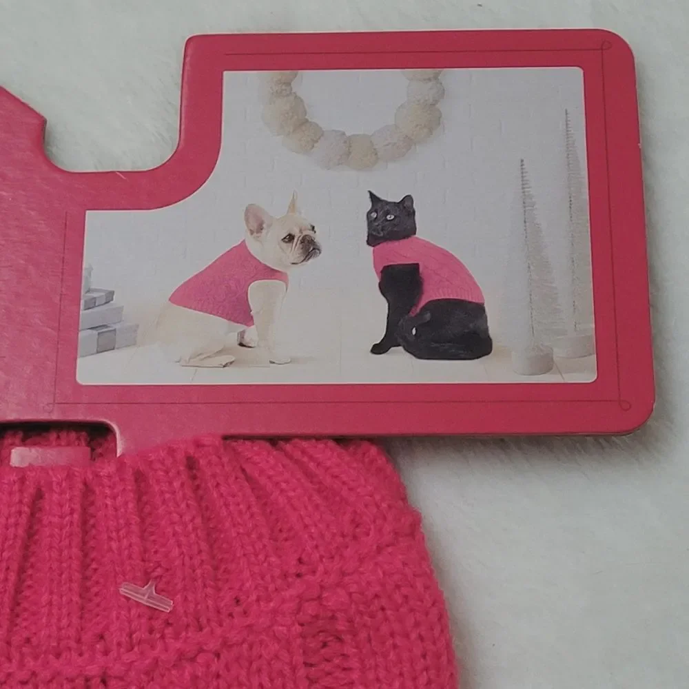 Wondershop Pet Sweater for Dogs and Cats Solid Red Size XS Extra Small New